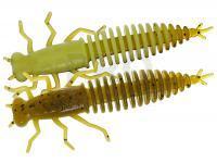 Soft Bait Flagman Tonbo 2 inch | 50 mm - #2027 Green Pumpkin/ Lime Chartreuse