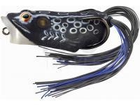 Hard Lure Live Target Hollow Body Frog Popper 6.5cm 14g - Black/Black