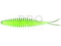 Quantum Soft Bait Magic Trout T-Worm V-Tail 6.5cm Cheese - neon green