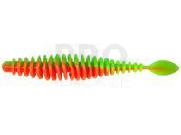 Quantum Soft Bait Magic Trout T-Worm P-Tail 6.5cm Cheese - neon green/orange