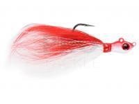 Lure Mustad Big Eye Bucktail Jig 7g  1/4oz - Red-White