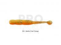 Soft Bait Reins Rockvibe Shad 3 inch - 308 Marble Chart Orange