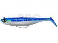 Soft bait SG Savage Minnow Weedless 12.5cm 28g 2+1pcs - Blue Pearl Silver