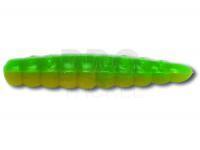 Quantum Soft Baits Magic Trout B-Maggot 25mm - Garlic | Yellow-green