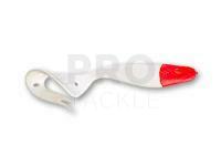 Soft Baits Delalande Sandra 12cm - 61 Blanc Tête Rouge