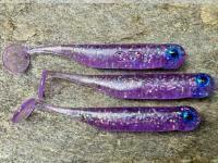 Soft Baits Great Fish GF1 49mm 1g - no scent - glitter light purple