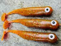 Soft Baits Great Fish GF1 49mm 1g - no scent - motor oil red