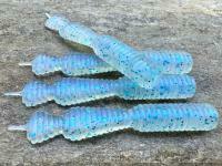 Soft Baits Great Fish GF2 Leech 60mm 1.8g - no scent - ice blue