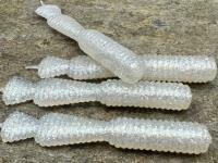 Soft Baits Great Fish GF2 Leech 60mm 1.8g - no scent - silver pearl