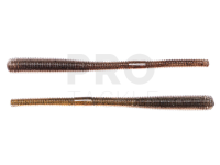 Soft Baits Live Target Finesse Tail Worm 11.4cm - Brown/Black