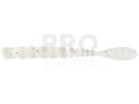 Soft Baits Mustad AJI Worm Fla-Fla 2" 5cm - White Glow Glitter