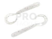 Soft Baits Noike Ring curly 3inch 76mm - #48 Clear White Wakasagi