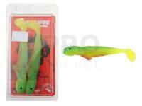 Soft Baits Qubi Lures Syrena Shad 12cm 15g - Radioactive