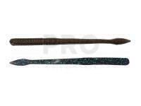 Soft Baits X Zone Lures MB Fat Finesse Worm 6" 15cm - Green Pumpkin Junebug