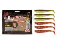 Manns Soft Baits Q-Paddler Power Packs Allround Mix Krill 8cm 6pcs: 3x pumpkinseed chart. + 3x original appleseed