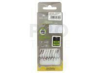Mikado Method Feeder Rigs Braid Barbless MF13 with bayonet 10cm - #6