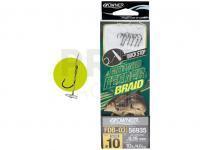Leaders Owner Method Feeder Braid with Quick stop FDB-03 10cm #10 0.15mm 10lb 4.6kg 6pcs