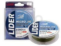 Braided Line Fishing Empire Lider Micro Jig X4 100m green - 0.06mm