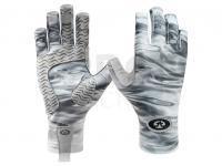 Flying Fisherman Gloves Sunbandit® Protective pro series gray water