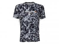 Savage Gear Night UV T-Shirt Black Waterprint - M