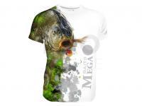 Dragon Breathable T-shirt Megabaits - carp white