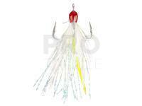 Mustad In-Line Triple Grip Feathered Chartreuse - #2