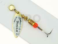 Spinner Mepps Aglia Long Rainbo #0 | 2.5g - Gold / Silver