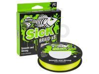 Braided line Berkley Sick Braid X8 - BSKBFS6-FLG BK SICK BRD FL GRN - Flame Green 150m 0.08mm