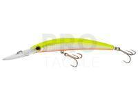 Hard Lure Yo-zuri Crystal Minnow Deep Diver 110mm 16g | 4-3/8 inch 9/16 oz - Chartreuse (R1135-HCL)