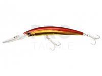 Hard Lure Yo-zuri Crystal Minnow Deep Diver 110mm 16g | 4-3/8 inch 9/16 oz - Gold Red (R1135-HGR)