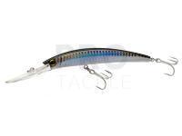 Hard Lure Yo-zuri Crystal Minnow Deep Diver 110mm 16g | 4-3/8 inch 9/16 oz - Silver Black (R1135-C4)