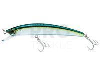 Hard Lure Yo-zuri Crystal Minnow Floating 90mm 7.5g | 3-1/2 inch 1/4 oz  - Green Mackerel (R1123-HGM)