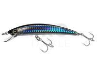 Hard Lure Yo-zuri Crystal Minnow Floating 90mm 7.5g | 3-1/2 inch 1/4 oz  - Silver Black (R1123-C4)