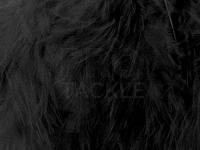 Feathers Hareline Wooly Bugger Marabou 011 - Black
