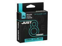 Mikado Just 8 Feeder Braided Line 300m 0.14mm - Brown