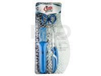 Cuda Set Cuda Knife & Micro-Scissors Titanium Nitride Bonded