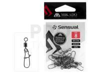 Mikado Rolling Swivel with Spinning Snap #22 - Black Nickel