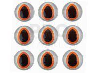 3D fishing lure eyes 12mm - Silver