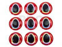 3D fishing lure eyes 14mm - 03 Red