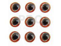 3D fishing lure eyes 4mm - Red