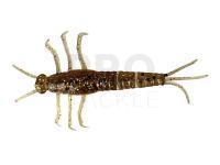 Soft baits 3D PVC Mayfly 5cm - Brown Glitter