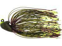 Lure Westin Slide Up Rubber Jig Tungsten #3/0 11g - Green Pumpkin/Chartreuse