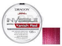 Braided line Dragon Invisible Vanish Red 135m 0.25mm
