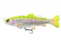 Soft Bait Savage Gear 4D Line Thru Pulse Tail Trout 20cm 102g Slow Sinking - Lemon Trout Fluo