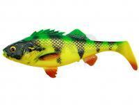 Soft Bait Savage Gear 4D Perch Shad Bulk 12.5cm 20g - Firetiger Fluo