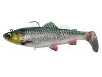 4D Trout Rattle Shad 12.5cm 35g Sinking - Green Silver UV