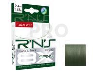 Braided line Dragon R’N’S Spinn Round & Silent Braid 150m 0.22mm