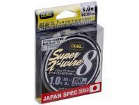 Braided line Duel Super X-Wire 8 Silver 150m #1.0 0.17mm 9kg (H3599-S)