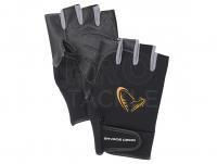 Gloves Savage Gear Neoprene Half Finger Glove Black - XL