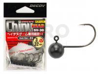 Jig Lure Decoy SV-30 Chinu Head NS Black - #2  2.5g